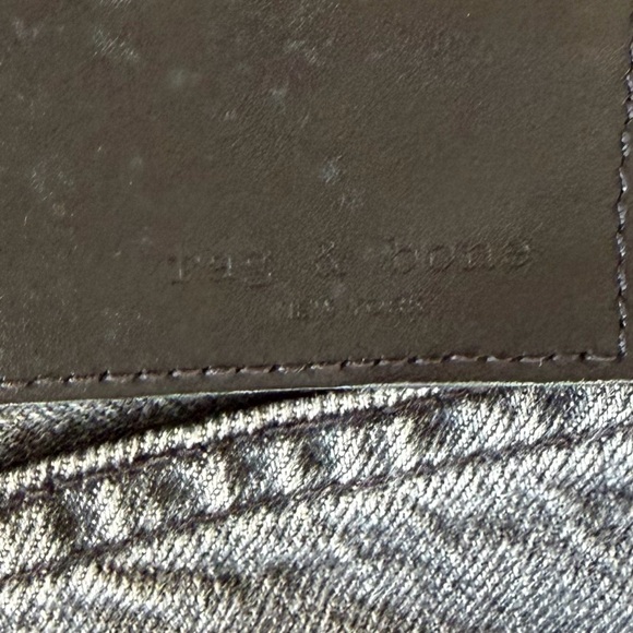 Rag and Bone Maya High Rise Straight Faded Black size 26 - Picture 9 of 11